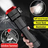 Rechargeable LED Torch & Multifunctional Tactical Hammer with Power Bank (Random Color)